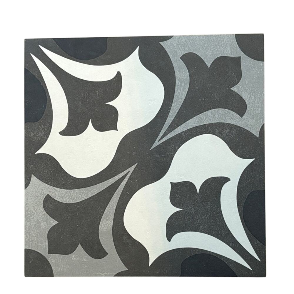 Gazzini Stage Cozy Comp 5 Black and Gray Art Tile 8x8